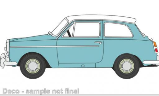 Modelauto Austin A40 berline MkII turquoise /wit 1/76 Oxford