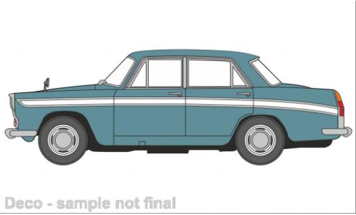 Modelauto Austin Cambridge berline turquoise /wit 1/76 Oxford