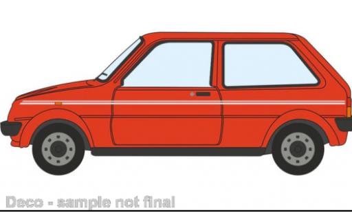 Modelauto Austin Mini citadine Metro rood 1/76 Oxford