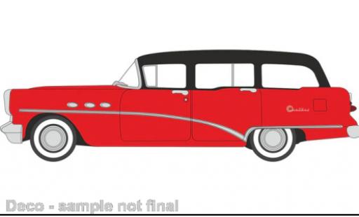 Modelauto Buick Century Station Wagon Estate rood/zwart 1954 1/87 Oxford