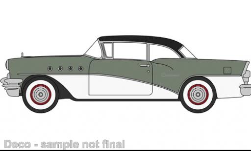 Modelauto Buick Century hardtop grijs/wit 1955 1/87 Oxford