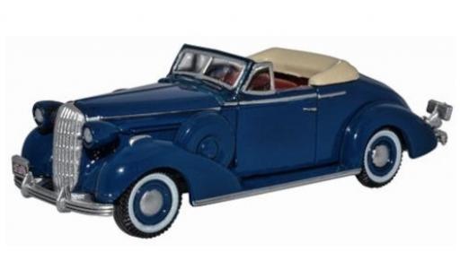Modelauto Buick Special Convertible Cabriolet blauw 1936 1/87 Oxford