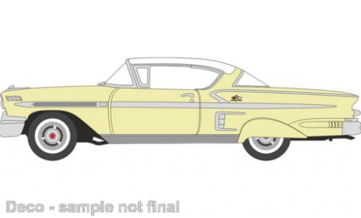 Modelauto Chevrolet Impala Coupe Sport geel/wit 1958 1/87 Oxford