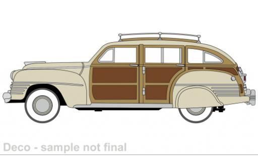 Modelauto Chrysler Town & Country Station Wagon beige/optique de bois 1942 1/87 Oxford
