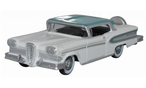 Modelauto Ford Edsel Citation wit/turquoise 1958 1/87 Oxford
