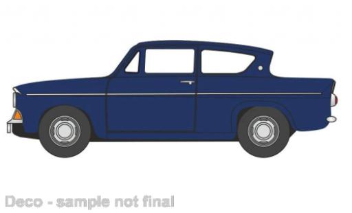 Modelauto Ford Anglia 105E blauw 1/76 Oxford
