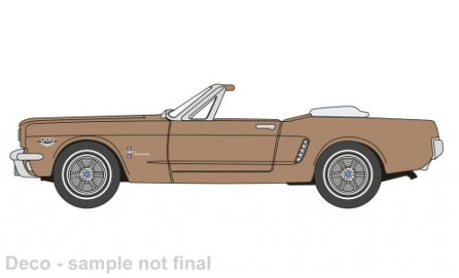 Modelauto Ford Mustang Convertible Cabriolet bronze 1965 1/87 Oxford