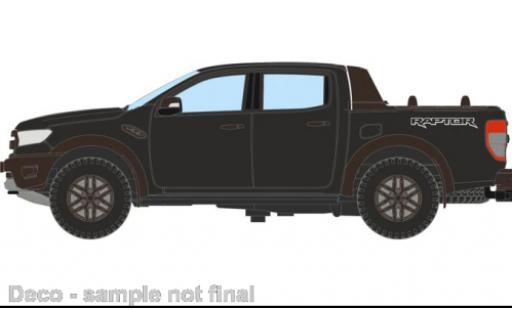 Modelauto Ford Ranger Raptor metallic zwart 1/76 Oxford