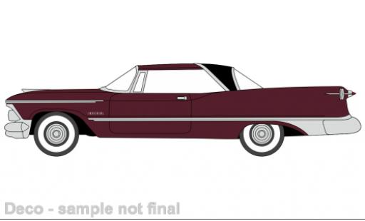 Modelauto Imperial Crown Base 2 Door Hardtop rood fonc&Atilde;&copy;/zwart 1959 1/87 Oxford
