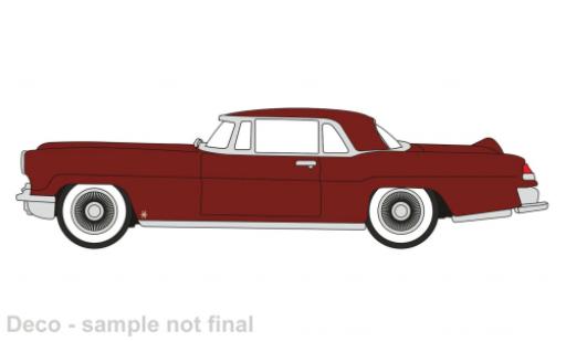 Modelauto Lincoln Continental 1956 MKII rood 1/87 Oxford