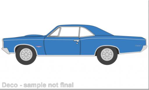 Modelauto Pontiac GTO 1966 blauw 1/87 Oxford