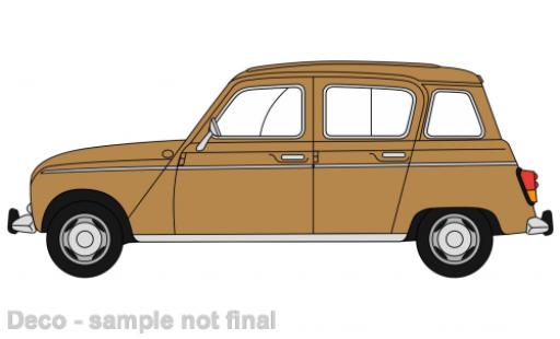 Modelauto Renault 4 Base beige 1/76 Oxford