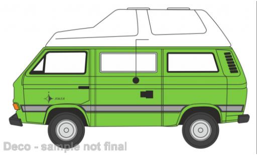 Modelauto Volkswagen T2 Base 5 Camper la chaux 1/76 Oxford