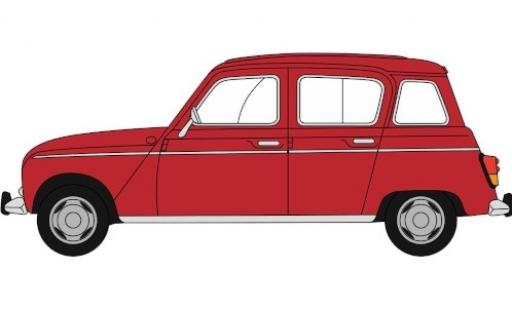 Modelauto Renault 4 Base rood 1/76 Oxford