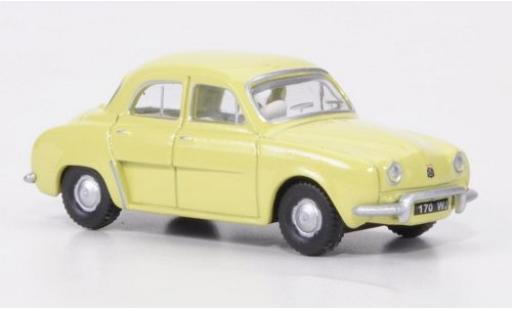 Modelauto Renault Dauphine Base geel 1/76 Oxford