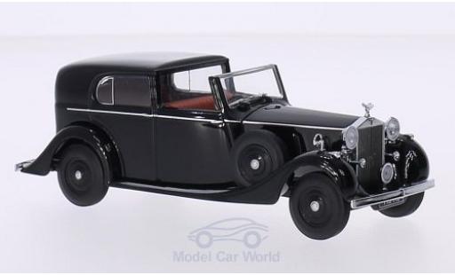 Modelauto Rolls Royce Phantom Mulliner III Sedanca de Ville zwart RHD 1/43 Oxford