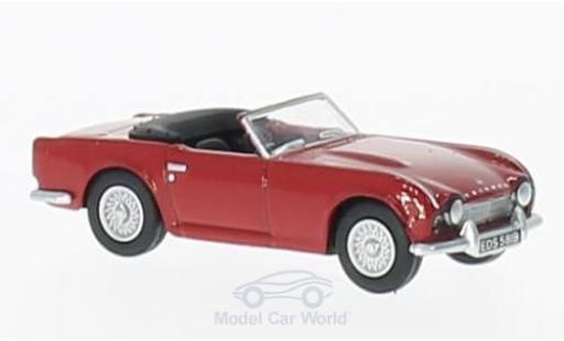 Modelauto Triumph TR4 Base rood 1/76 Oxford