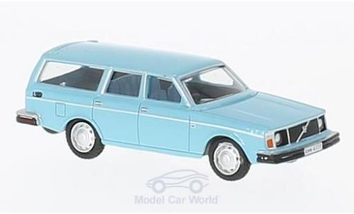 Modelauto Volvo 245 Base Estate blauw 1/76 Oxford