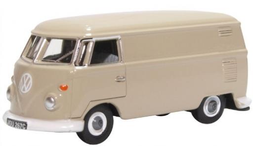 Modelauto Volkswagen T1 Base Van grijs bestelwagen 1/76 Oxford