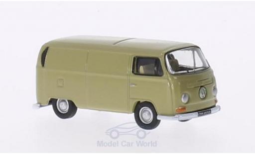 Modelauto Volkswagen T2 Base bestelwagen beige RHD 1/76 Oxford
