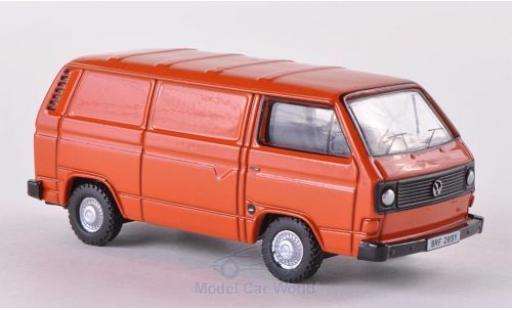 Modelauto Volkswagen T2 Base bestelwagen oranje 1/76 Oxford