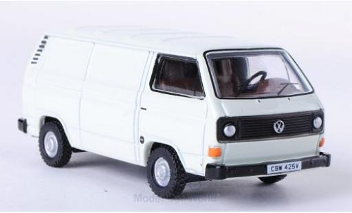 Modelauto Volkswagen T3 Base bestelwagen grijs 1/76 Oxford