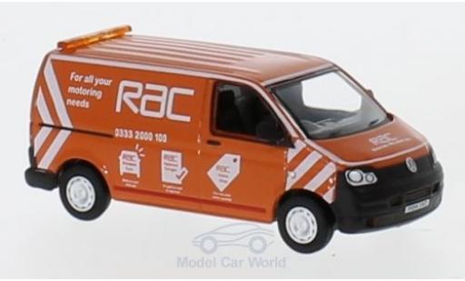 Modelauto Volkswagen T5 Base Van RAC 1/76 Oxford