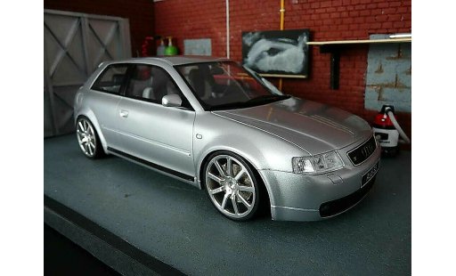 Audi S3 mtm 1/18 Ottomobile grijs jantes modelauto