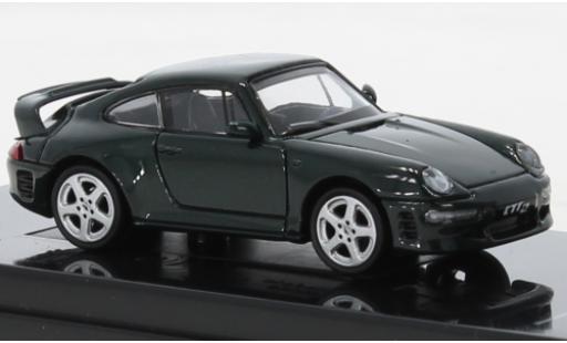 Modelauto Porsche Ruf CTR2 Porsche RUF 2 groen 1995 1/64 Para64