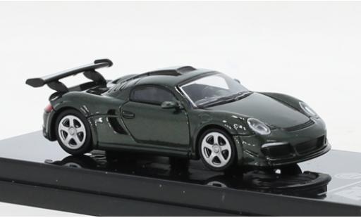 Modelauto Porsche Ruf CTR3 Porsche RUF 3 Clubsport metallic groen 2012 1/64 Para64