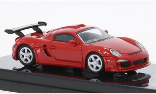 Modelauto Porsche Ruf CTR3 Porsche RUF 3 Clubsport rood 2012 1/64 Para64