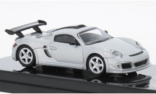 Modelauto Porsche Ruf CTR3 Porsche RUF 3 Clubsport grijs 2012 1/64 Para64