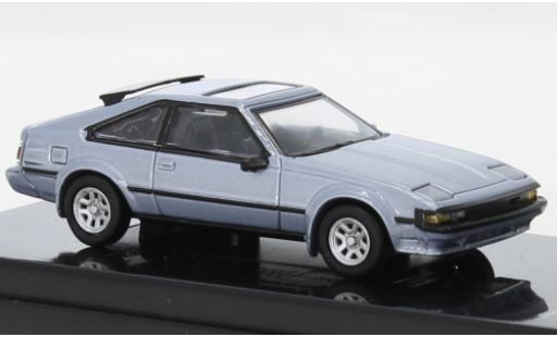 Modelauto Toyota Celica XX Supra (A60) metallic blauw 1984 1/64 Para64