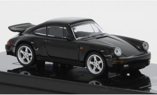 Modelauto Porsche 911 RUF zwart 1987 Basis: Porsche 911 Carrera 3.2 (964) 1/64 Para64