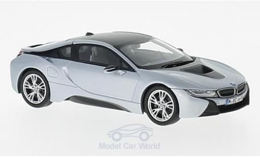 Modelauto Bmw i8 Coupe grijs/grijs 1/43 Paragon