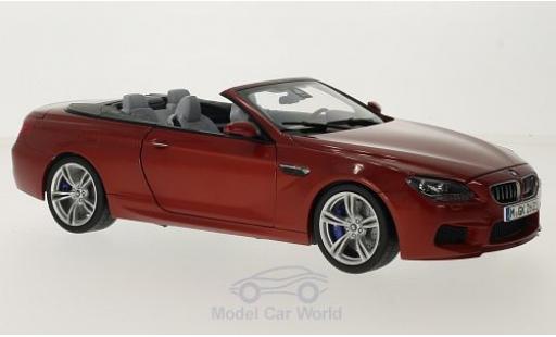 Modelauto Bmw M6 Cabriolet (F12) metallic oranje 1/18 Paragon