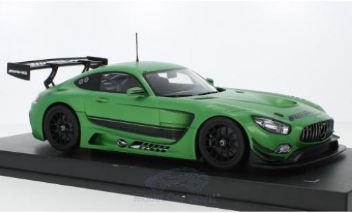 Modelauto Mercedes AMG GT GT3 3 mat-groen 2016 1/18 Paragon