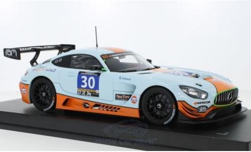 Modelauto Mercedes AMG GT GT3 3 No.30 Ram Racing Gulf 24h Paul Ricard 2016 S.Hall/R.Goethe/D.Brown/J.Campbell-Walter 1/18 Paragon