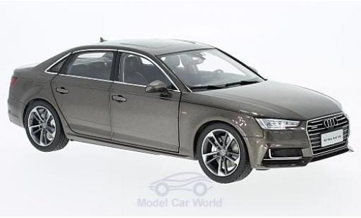 Modelauto Audi A4 berline L bruin 2017 zonder Vitrine 1/18 Paudi