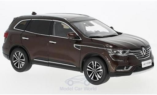 Modelauto Renault Koleos Base metallic bruin 2016 1/18 Paudi
