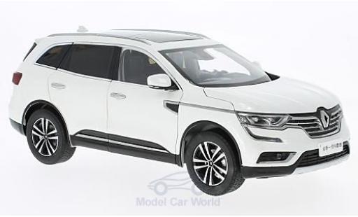 Modelauto Renault Koleos Base wit 2016 zonder Vitrine 1/18 Paudi