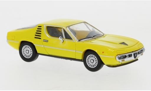 Modelauto Alfa Romeo Montreal gt geel 1970 1/87 PCX87