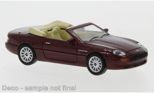 Modelauto Aston Martin DB7 volante metallic rood RHD 1994 1/87 PCX87