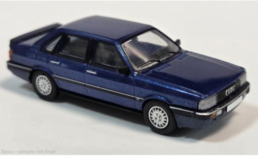 Modelauto Audi 90 berline metallic blauw 1984 1/87 PCX87