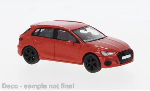 Modelauto Audi A3 sportback (8Y) rood 2022 1/87 PCX87