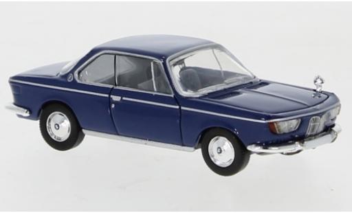 Modelauto Bmw 2000 CS blauw 1965 1/87 PCX87