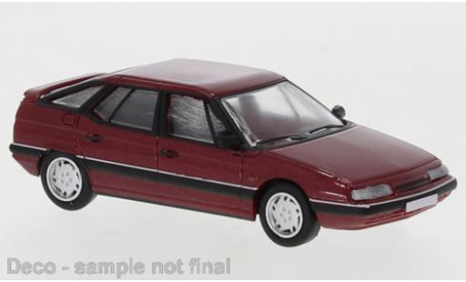 Modelauto Citroen XM Berline metallic rood 1989 1/87 PCX87
