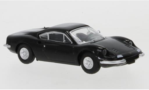 Modelauto Ferrari Dino GT 246 zwart 1969 1/87 PCX87