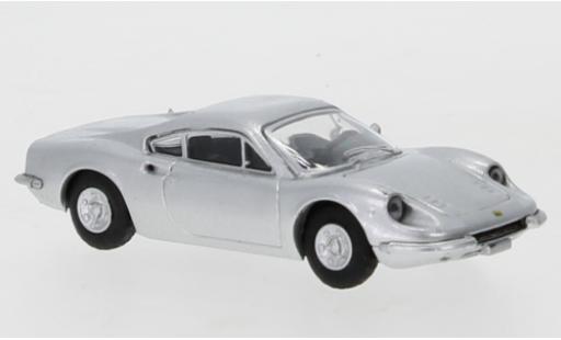 Modelauto Ferrari Dino GT 246 grijs 1969 1/87 PCX87