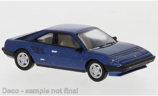 Modelauto Ferrari Mondial Coupe metallic blauw 1980 1/87 PCX87